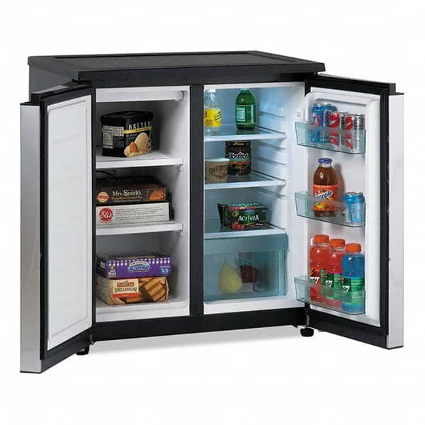 Avanti - Refrigerators Capacity: 5.5 Cu Ft Color: Black; Platinum - All Tool & Supply