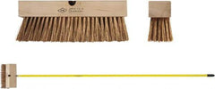 Ampco - 12" General Purpose Phosphor Bronze Push Broom - 2-1/2" Bristle Length, Wood Block, Threaded Handle Connection, Handle Sold Separately - All Tool & Supply