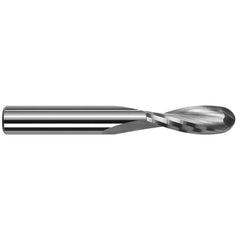 Harvey Tool - Ball End Mills; Mill Diameter (Inch): 3/8 ; Mill Diameter (Decimal Inch): 0.3750 ; Number of Flutes: 2 ; Length of Cut (Inch): 2 ; Length of Cut (Decimal Inch): 2.0000 ; Material: Solid Carbide - Exact Industrial Supply