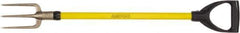 Ampco - Guncotton Fork with 29" Straight Fiberglass Handle - 6" Blade Width, 3 Tines, 9-1/2" Tine Length - All Tool & Supply