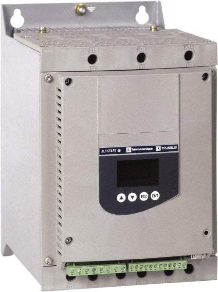 Schneider Electric - 47 Amp, 208 to 690 Coil VAC, Enclosed IEC Motor Starter - 1 Phase Hp: 15 at 230 Volt, 3 Phase Hp: 30 at 460 Volt, 40 at 575 Volt - All Tool & Supply