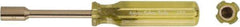 Ampco - 8mm Solid Shaft Nonsparking Nutdriver - Plastic Handle, 8-1/2" OAL - All Tool & Supply