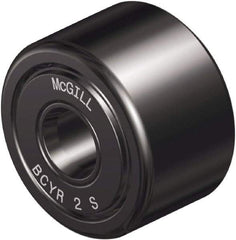 McGill - 5/16" Bore, 1" Roller Diam x 5/8" Roller Width, Steel Sealed Self-Lubricating Yoke Cam Follower with Nonmetallic Bushing - 0.69" Overall Width - All Tool & Supply