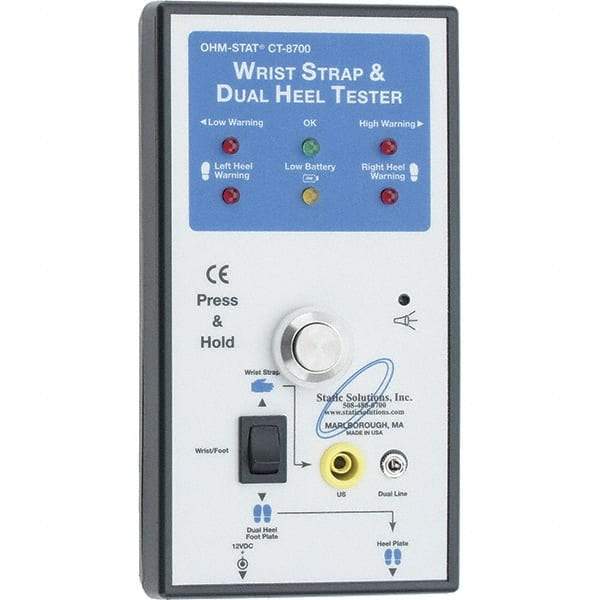 PRO-SAFE - Anti-Static Monitors & Testers Type: Wrist Strap Tester Power Source: Plug-In - All Tool & Supply