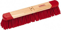 Harper Brush - 36" General Purpose Synthetic Push Broom - 3" Bristle Length, Wood Block, Bolt-On Handle Connection, Handle Sold Separately - All Tool & Supply