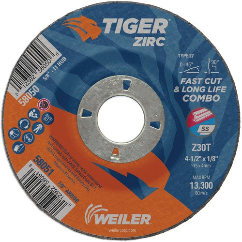 ‎4-1/2X1/8 TIGER ZIRC TYPE 27 - All Tool & Supply