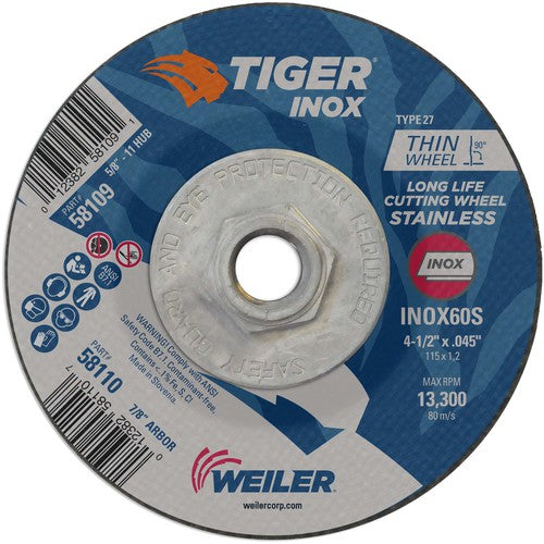 ‎4-1/2X.045 TIGER INOX TYPE 27 - All Tool & Supply