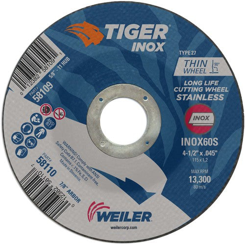 ‎4-1/2X.045 TIGER INOX TYPE 27 - All Tool & Supply