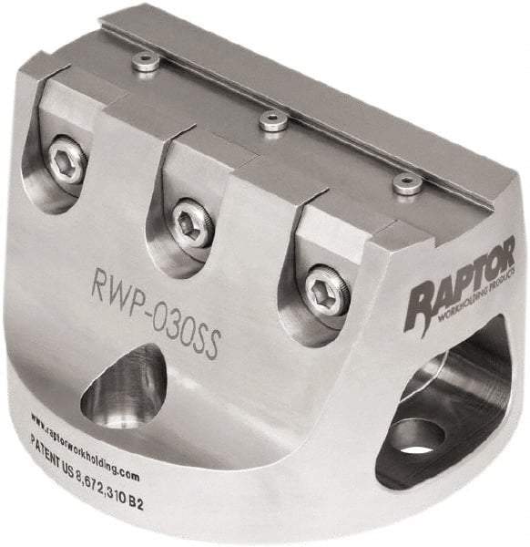 Raptor Workholding - 3/4" Jaw Width, 3" High Dovetail Vise - For Use with 4 & 5 Axis Workholding Systems - All Tool & Supply