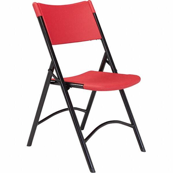 National Public Seating - Folding Chairs Pad Type: Folding Chair w/Plastic Seat & Back Material: Plastic/Steel - All Tool & Supply