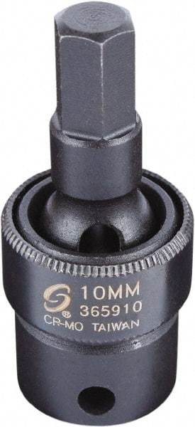 Sunex Tools - 3/8" Drive, 10mm Impact Hex Bit Socket - All Tool & Supply