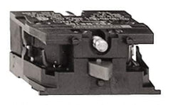 Schneider Electric - 10 Amp, Electrical Switch Contact Block - 600 VAC, Screw Clamp Terminal, For Use with XACA, XAPS2, XB4, XB5 - All Tool & Supply