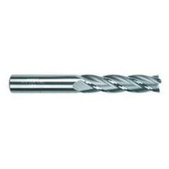 3/8 Dia. x 2-1/2 Overall Length 4-Flute Square End Solid Carbide SE End Mill-Round Shank-Center Cut-TiCN - All Tool & Supply