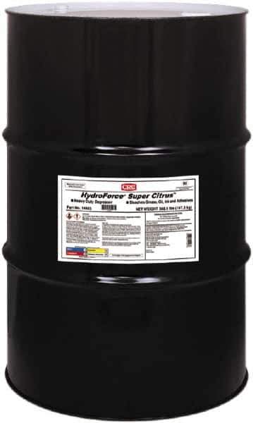 CRC - 55 Gal Drum Cleaner/Degreaser - Liquid, Water Based, d-Limonene, Citrus - All Tool & Supply