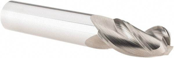 M.A. Ford - 1/2", 3 Flute, Solid Carbide, 3/16" Corner Radius End Mill - 3" OAL, 1" LOC - All Tool & Supply