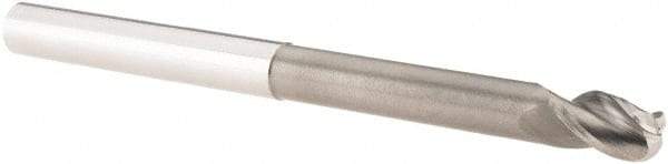 M.A. Ford - 5/16", 3 Flute, Solid Carbide, 1/8" Corner Radius End Mill - 4" OAL, 7/16" LOC - All Tool & Supply