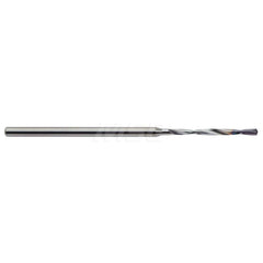 Micro Drill Bit: 0.0866″ Dia, 140 °, Solid Carbide ALtima Finish, RH Cut, Spiral Flute, Straight-Cylindrical Shank, Series 2MDCL