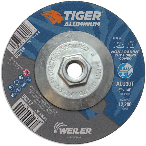 5X1/8 TIGER ALUM T27 COMBO WHL - All Tool & Supply