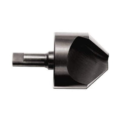 M.A. Ford - 3/4" Head Diam, 1/2" Shank Diam, 1 Flute 90° High Speed Steel Countersink - 2-3/4" OAL - All Tool & Supply