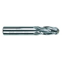 1/4 Dia. x 3 Overall Length 2-Flute Square End Solid Carbide SE End Mill-Round Shank-Center Cut-TiAlN - All Tool & Supply