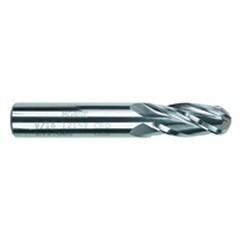 3/16 Dia. x 2-1/2 Overall Length 2-Flute Square End Solid Carbide SE End Mill-Round Shank-Center Cut-TiAlN - All Tool & Supply