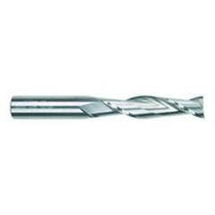 1/2 Dia. x 4 Overall Length 2-Flute Square End Solid Carbide SE End Mill-Round Shank-Center Cut-Uncoated - All Tool & Supply