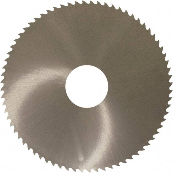 Controx - 1" Diam x 0.02" Blade Thickness x 3/8" Arbor Hole Diam, 20 Tooth Slitting and Slotting Saw - Arbor Connection, Right Hand, Uncoated, Solid Carbide, 15° Rake, Concave Ground - All Tool & Supply