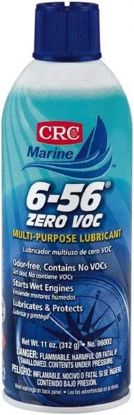 CRC - 16 oz Aerosol Nondrying Film Lubricant - Clear Blue-Green, -50°F to 250°F - All Tool & Supply