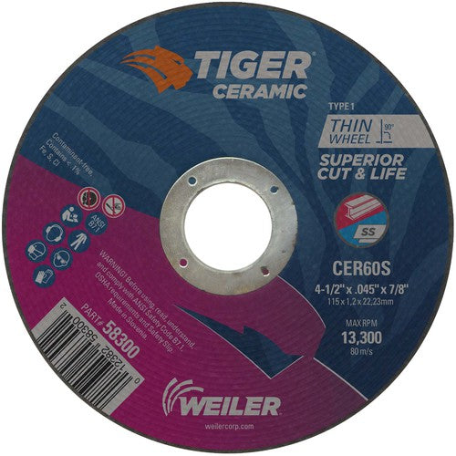 ‎4-1/2X.045 TIGER CERAMIC - All Tool & Supply