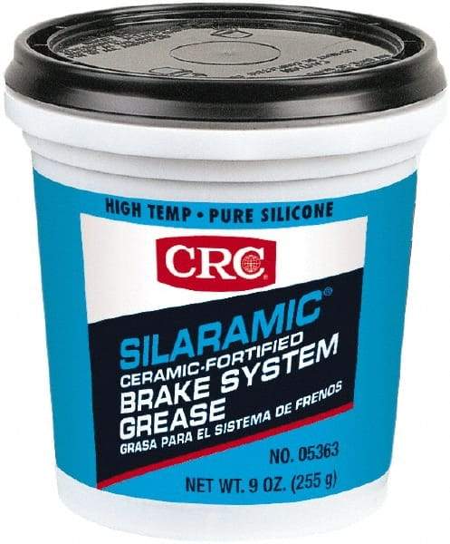 CRC - 9 oz Tub Polydimethylsiloxane High Temperature Grease - Off White, High/Low Temperature, 3000°F Max Temp, NLGIG 2, - All Tool & Supply