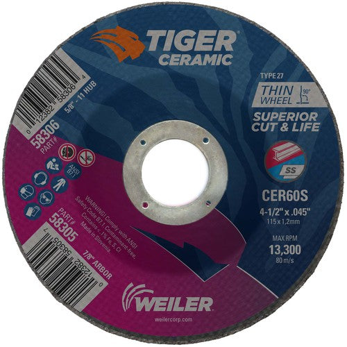 ‎4-1/2X.045 TIGER CERAMIC TYPE - All Tool & Supply