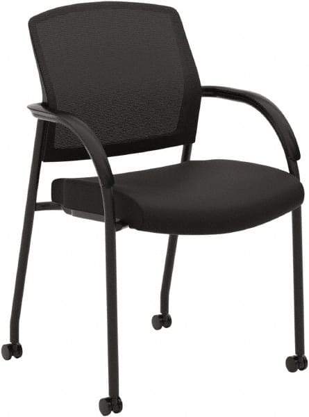 Hon - 34-1/2" High Guest Chair - 23" Wide x 24-3/4" Deep, Fabric Mesh Seat, Black - All Tool & Supply