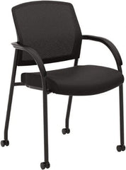 Hon - 34-1/2" High Guest Chair - 23" Wide x 24-3/4" Deep, Fabric Mesh Seat, Black - All Tool & Supply