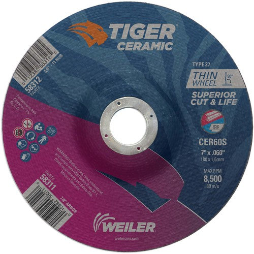 7X.060 TIGER CERAMIC T27 C/O WHL - All Tool & Supply