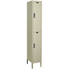 Hallowell - 2 Door, 2 Tier, Electronic Access Lockers - All Tool & Supply