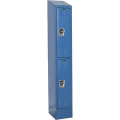 Hallowell - 2 Door, 2 Tier, Ready-Built Wardrobe & Box Lockers - All Tool & Supply