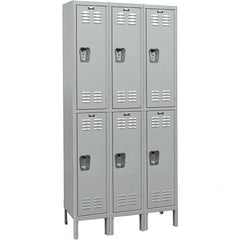 Hallowell - Medsafe 6 Door, 2 Tier, Premium Wardrobe Lockers - All Tool & Supply