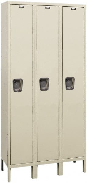 Hallowell - 3 Door, 1 Tier, Premium Wardrobe Lockers - All Tool & Supply