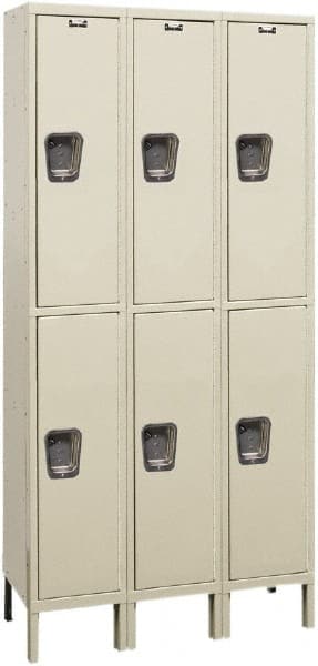 Hallowell - 6 Door, 2 Tier, Premium Wardrobe Lockers - All Tool & Supply