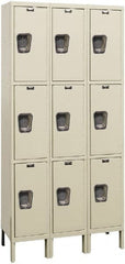 Hallowell - 9 Door, 3 Tier, Premium Wardrobe Lockers - All Tool & Supply