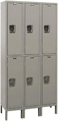 Hallowell - 6 Door, 2 Tier, Premium Wardrobe Lockers - All Tool & Supply