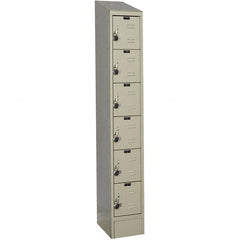 Hallowell - 6 Door, 6 Tier, Ready-Built Wardrobe & Box Lockers - All Tool & Supply