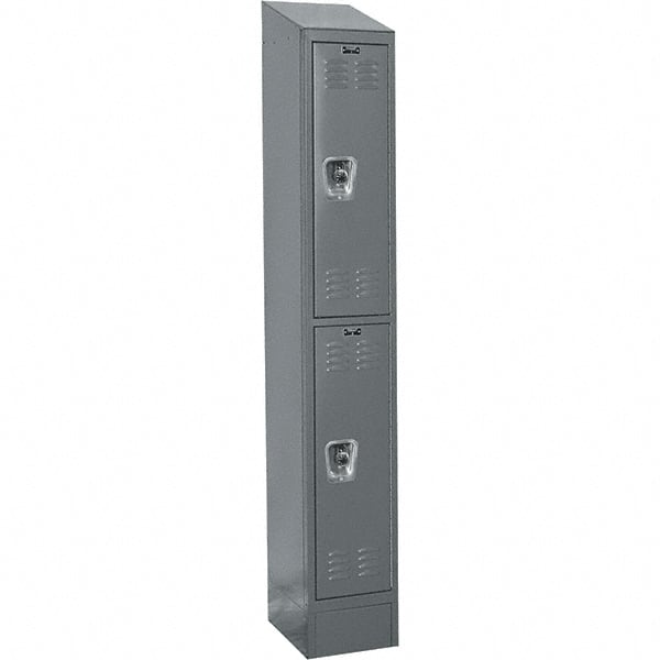 Hallowell - 2 Door, 2 Tier, Ready-Built Wardrobe & Box Lockers - All Tool & Supply