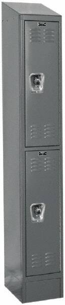 Hallowell - 2 Door, 2 Tier, Ready-Built Wardrobe & Box Lockers - All Tool & Supply