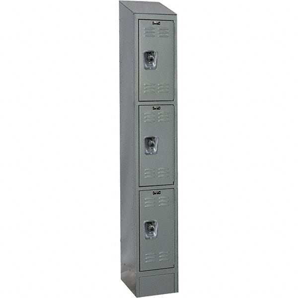 Hallowell - 3 Door, 3 Tier, Ready-Built Wardrobe & Box Lockers - All Tool & Supply