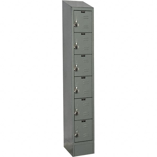 Hallowell - 6 Door, 6 Tier, Ready-Built Wardrobe & Box Lockers - All Tool & Supply