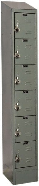 Hallowell - 6 Door, 6 Tier, Ready-Built Wardrobe & Box Lockers - All Tool & Supply