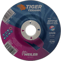 5X1/4 TIGER CERAMIC T27 GRIND WHL - All Tool & Supply