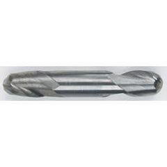 3/32 Dia. - 1-1/2 OAL - Solid Carbide - TiAlN-Ball Nose DE EM-2 FL - All Tool & Supply