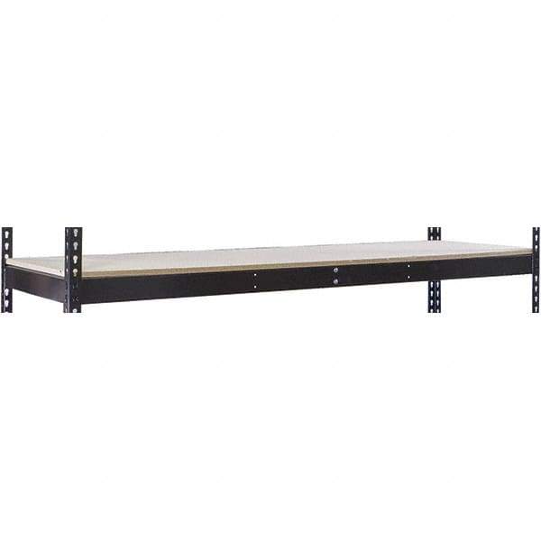 Hallowell - 60" Wide, 5/8 High, Open Shelving Accessory/Component - 48" Deep, Use with Black Rivetwell Double Rivet Boltless Shelving - All Tool & Supply